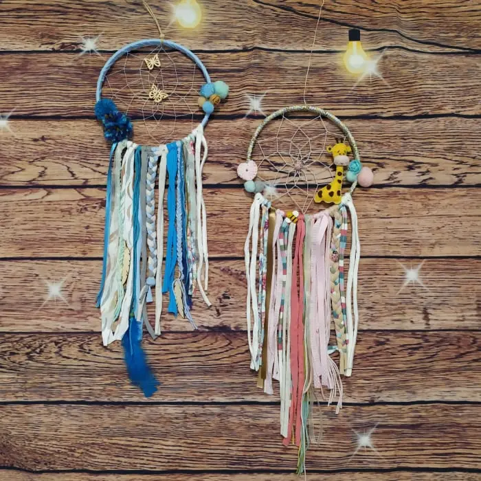 atrapasueños jirafa y mariposas