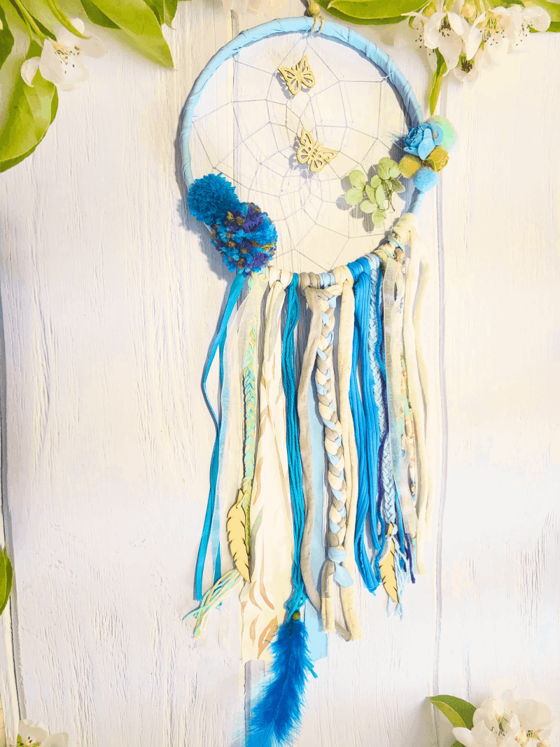 atrapasueños con mariposas